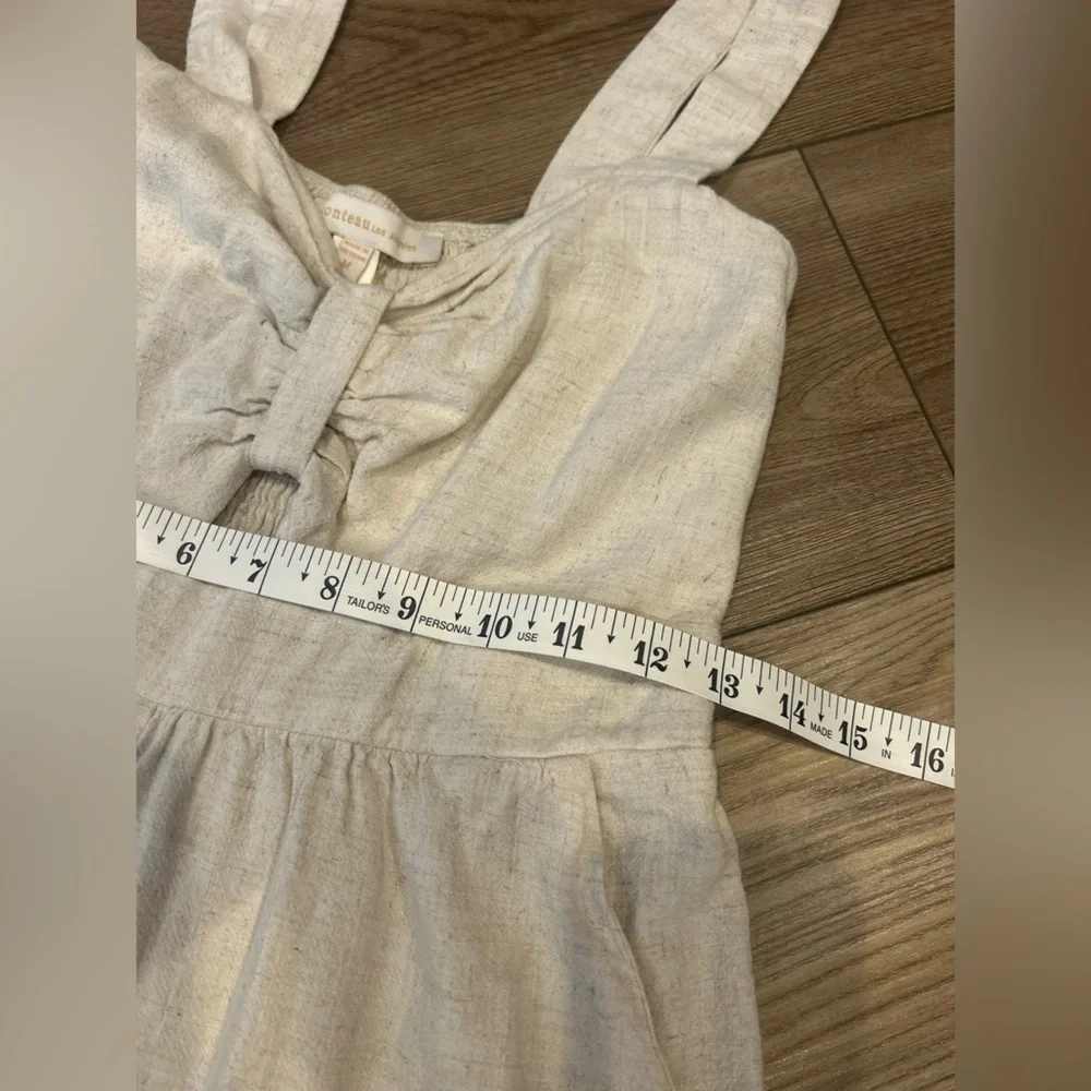 Monteau Cream Jumpsuit size medium - Picture 4 of 7